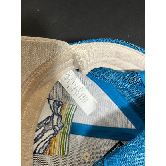 Patagonia Patch Camp Mountain Sunset Earthy Trucker Mesh Snapback Hat Cap - Picture 4 of 5